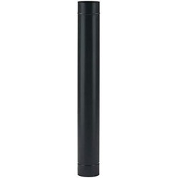 TUBO SMALTATO NERO DA 100CM