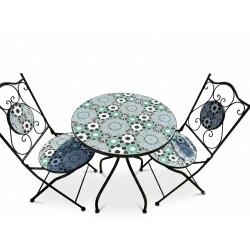 SET TAVOLO MOSAICO CON...